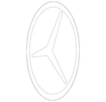 Genuine Mercedes-benz Emblem 906-817-10-16-5337. Fixed Price $30.72.