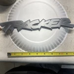 Vintage Suzuki Tracker Oem Emblem Badge 77821-62A10 Genuine Rear Trim 90S Suv. Fixed Price $25.00.