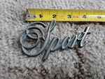 Mopar 75 76 77 78 Plymouth Fury Sport Roof / Trunk Emblem Oem 4022422. Fixed Price $14.50.