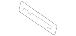 Genuine Audi Nameplate 4G8-853-736-B-2ZZ. Fixed Price $80.00.