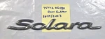 Toyota 75442-06030 Rear Emblem. Oem Refurbished. 1999/2003 Solara. Fixed Price $10.00.