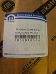 Genuine Mopar Tailgate Nameplate 68358483AA. Fixed Price $80.00.