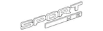 Genuine Land-rover Nameplate LR133760. Fixed Price $221.84.