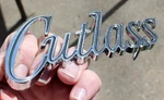 Nos Out Of Package, 1970 Oldsmobile "cutlass" Script Fender Emblem Gm 405392. Fixed Price $99.99.