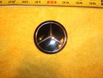 Mercedes 82-85 W126 123 124 R107 Steering Wheel Center 1/4" Black Star Only. Fixed Price $25.00.