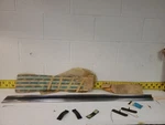 New 1969-72 Sububan 67-72 Blazer Rear Front Wheel Trim Lh Molding (bin 64). Fixed Price $212.46.