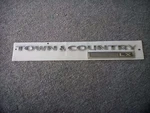 Chrysler Town & Country Lx Emblem Decal Rear Lift Gate Back Hatch Oem 5113422AA. Fixed Price $19.99.