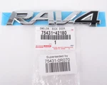 Genuine Oem Toyota 75431-0R070 "RAV4" Rear Emblem Badge Nameplate 2019-2020. Fixed Price $29.45.