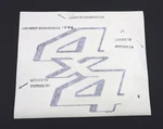 New Oem Ford 4X4 Pickup Bed Side Decal BC3Z-9925622-AD F250 F350 Srw 2015-2016. Fixed Price $38.25.