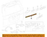 Gm Oem 19-20 Suburban Lift Gate Exterior Trim-nameplate 84214132. Fixed Price $73.00.