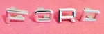 1949 Car Sedan Coupe Convertible Custom Nos 'f D' Hood Emblem Letters. Fixed Price $159.00.