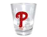 Bling Shot Glass Austrian Crystal Any Baseball Team Mlb Philles Sports Bedazzled. Fixed Price $75.00.