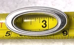 Original Ford Galaxie Letter O,TRUNK,C4AB-6240282-F,INLINE STUDS,CHROME,500,XL:). Fixed Price $29.98.