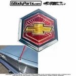 1980 Malibu 83 Wagon Flush Mount Header Panel Emblem Medallion Repro Gm 14013428. Fixed Price $62.95.