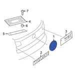 Volkswagen 5NN853687B2ZZ Rear Hatch Emblem. Fixed Price $65.74.