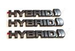 3PC Hybrid Side Door Rear Blackout Emblem Overlay Toyota Camry Avalon Prius. Fixed Price $49.80.