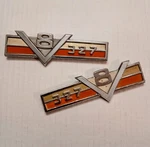 327 Jeep Vigilante Wagoneer Emblems. Fixed Price $65.00.