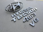 05-09 Hyundai Tucson 4WD V6 Hood Logo 86353-26100 Tailgate 86300-3A000 Decal Set. Fixed Price $42.95.