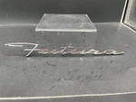 Oem 1966 Ford Falcon Futura Script Front Fender Emblem C6DB-16098-B. Fixed Price $299.00.