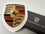 Porsche Crest Sticker Logo Emblem Badge Bonnet WAP0130050MCST Genuine Black. Fixed Price $18.99.