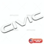 For 22-23 Honda Civic Rear Trunk Lid Chrome Letter Logo Badge Emblem Sport. Fixed Price $14.99.