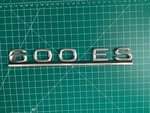 Grand Mercedes W100 600SE 1963 - 1981 Genuine Aluminum Trunk Boot Nameplate Oem!. Fixed Price $400.00.