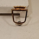 Nos Oem Genuine Ford 1954 1951 Gold Emblem Bezel Retainer 1A-7004540-A. Fixed Price $29.80.