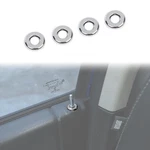 4X Car Door Lock Pin Cover Trim Ring For Dodge Ram 1500 2010+ Chrome Accessories. Fixed Price $13.99.