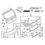 Mazda TA0A51771 Rear Hatch Emblem. Fixed Price $36.51.