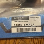 Oem 2017-2021 Nissan Rogue Sport Rear Hatch "sv Awd" Emblem 90896-6MA0A New!. Fixed Price $72.99.