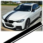 Jdm Sporty Stripe Vinyl Decal Sticker For Bmw Series F30 F31 Hood, Roof, Trunk. Fixed Price $39.97.