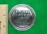 2005-2018 Jeep Fender Medallion Emblem Badge Trail Rated 4X4 Used Oem 55157317AB. Fixed Price $7.50.