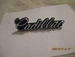Nos 1980-92 Cadillac Radiator Grille Emblem Ornament Script Nameplate 1624421 Gm. Fixed Price $40.00.
