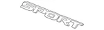 Genuine Honda Emblem Rear (sport) 75752-T2A-A01. Fixed Price $68.59.