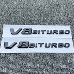 Gloss Black V8 Biturbo Emblem Side Fender Badge For Mercedes Benz Amg E63 C63. Fixed Price $22.99.
