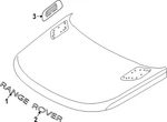 Genuine Land-rover Nameplate LR168908. Fixed Price $90.64.