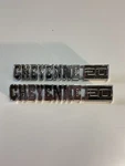 1971-72 Chevrolet Cheyenne 20 Fender Emblems, 3/4 Ton 3994684. Fixed Price $105.54.