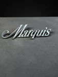 1973 Mercury Marquis Emblem 6.25" Oem Script Badge D3MB-16098-BA. Fixed Price $17.50.