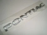 Oem Chrome Pontiac Script Emblem G5 G6 G8 Vibe Grand Prix Am Trans Gto Gta. Fixed Price $94.95.