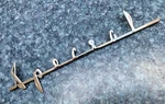 1941-42 Packard Special Chrome Metal Script/emblem #5628 12.25" Vg Cond. Buick?. Fixed Price $72.75.
