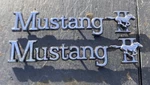 Ford Mustang Mid '70S Emblem D5ZB 6042550 Aa Pair Of Ii. Fixed Price $46.00.