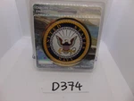 Elektroplate Chrome United States Navy Metal Emblem 3.25" Made In The Usa. Fixed Price $19.99.