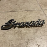 Ford Granada Chrome Script Emblem Oem Fomoco D5DB-16B114-AA. Fixed Price $12.50.