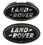 1987-2017 Land Rover Defender Front + Rear Emblem Black Oval Logo Badge Kit. Fixed Price $89.95.