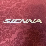 Toyota Sienna Emblem Badge Decal Logo Symbol Van Oem Factory Genuine Stock Rear. Fixed Price $15.00.