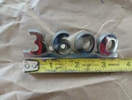 (1) 1950'S Chevrolet 3/4T Truck '3600' Emblem (3692107). Fixed Price $25.00.