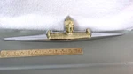 Oem 1955-1956 Lincoln Premier Capri Knight-head Trunk Handle Ornament Body Part. Fixed Price $199.00.