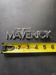 Ford Maverick Script Emblem Silver Metal Nameplate Oem Original Pre-owned. Fixed Price $12.99.