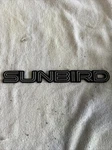 1988-1994 Pontiac Sunbird Side Door Rear Trunk Emblem Oem #20712574. Fixed Price $9.99.