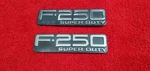 99-04 Ford F250 F-250 Xlt Super Duty Side Emblem Logo Badge F81B-16B114-RA Oem. Fixed Price $24.99.